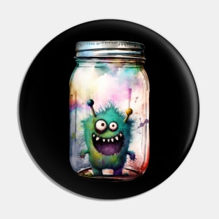 Jar of Monster Pin