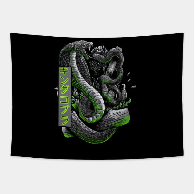 King cobra Tapestry by Darrels.std