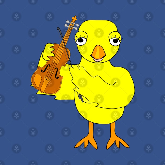 Violin Chick by Barthol Graphics