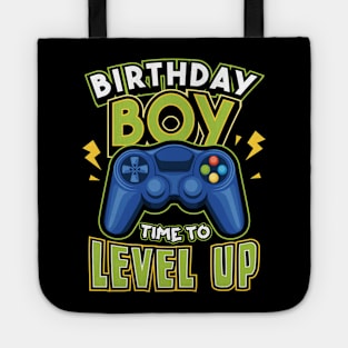 Birthday Boy Time to Level Up Gamer Tote