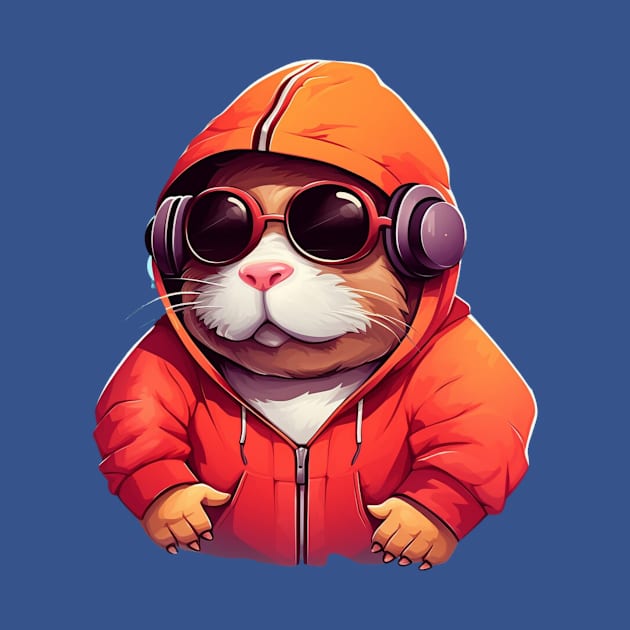 hamster music lover by hnueng111