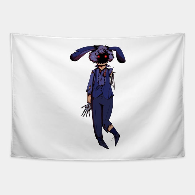 Withered Bonnie Gijinka Transparent Tapestry by spaceagebarbie