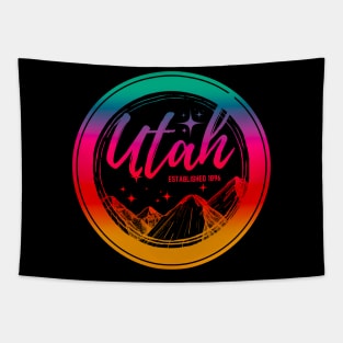 Utah Mountains Tapestry