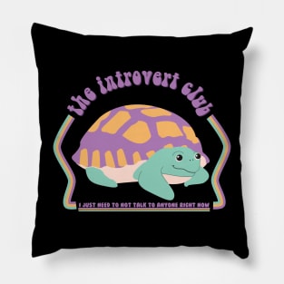 The Introvert Club Pillow