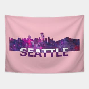 Seattle Skyline Tapestry