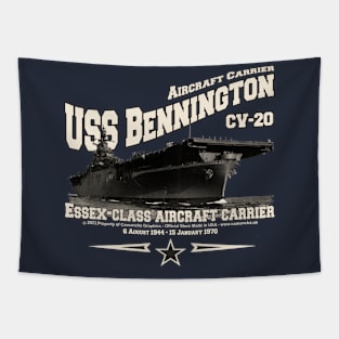 USS BENNINGTON CV-20 aircraft carrier veterans Tapestry