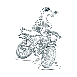 Daxhund and his motorcycle T-Shirt