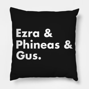 Hitchhikers... (Black Text) Pillow