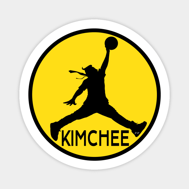 Kim's Convenience Air Kimchee Slam Dunk Magnet by AltTabStudio