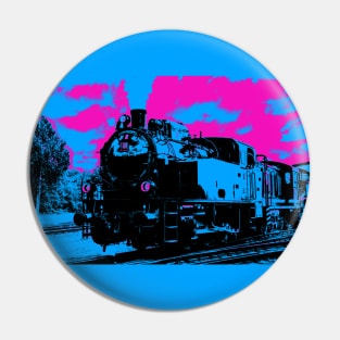 Vintage Steam Train - Victorian Travel Pin