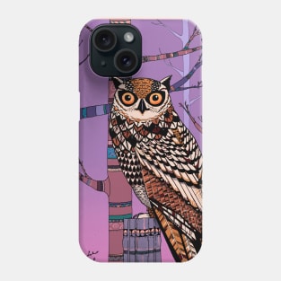 Mandala Owl Phone Case