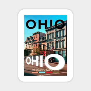 Ohio Travel Poster Magnet