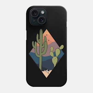 Desert Cactus Landscape Phone Case