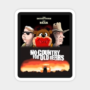 No Country for Old Bearrs comic poster Magnet