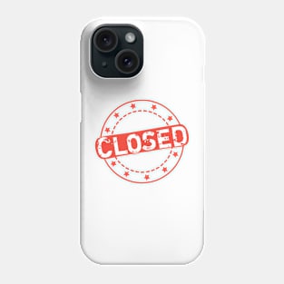 Closed Stamp Icon Phone Case