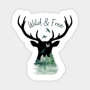 Wild and Free Magnet