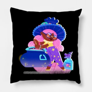 Cauldron witch Pillow