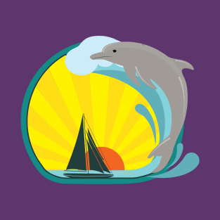 Dolphin at Sunset T-Shirt