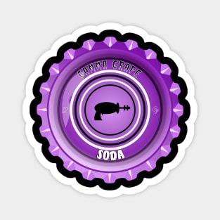 Gamma Gun Grape Soda Bottlecap Magnet