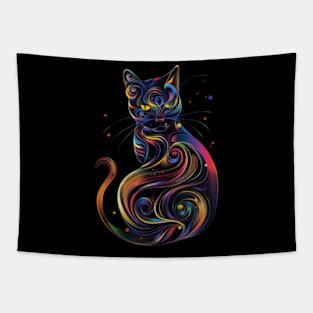 color cat Tapestry