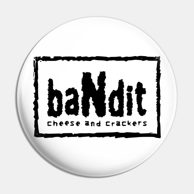 Bandit Cheese and Crackers Pin by Geekasms