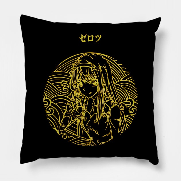 Gold zero two Pillow by stingi