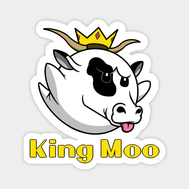 King Moo Magnet by WatershipBound