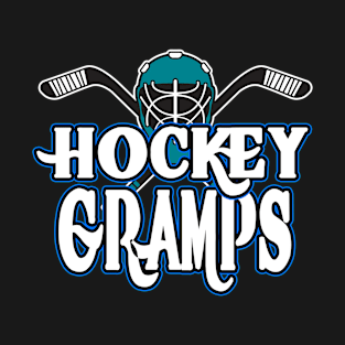 Hockey Dad Kids Hockey Father League Championship T Shirt - GRAMPS T-Shirt