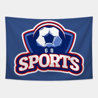 Go Sports - Soccer Football Fan Tapestry