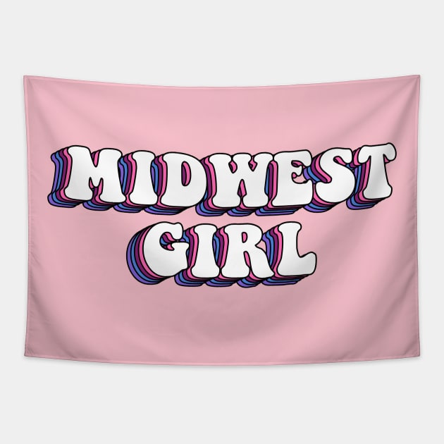 Midwestern Girl Tapestry by ButterflyX