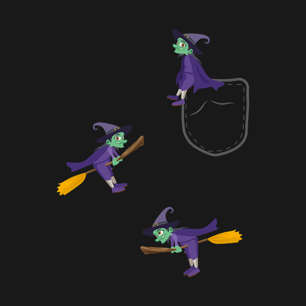 Pocket Witches Kids Halloween Costume Idea by TheTeeBee
