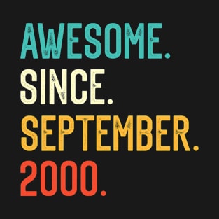 Awesome Since September 2000 T-Shirt