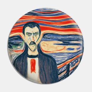 Count Dracula In The Style Of Edvard Munch. Pin