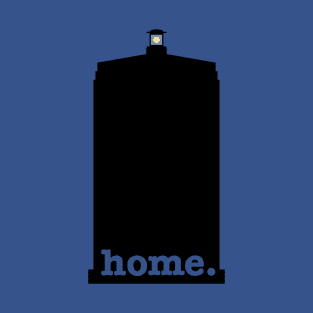 Home (Police Box Version 1) T-Shirt