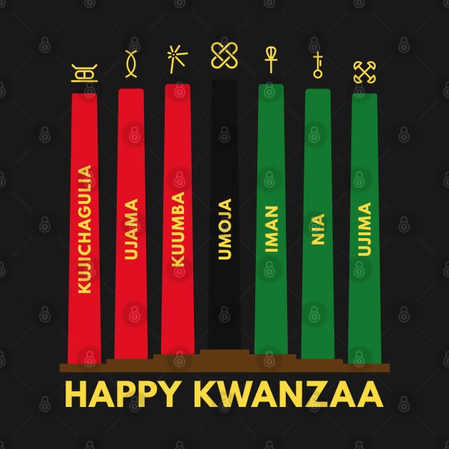 Happy Kwanzaa 7 Principles Kinara by Krishnansh W.