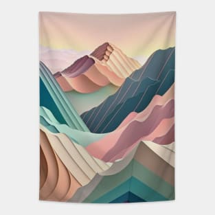 Happy Mountains Tapestry