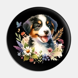 Appenzeller Sennehund Floral Pin