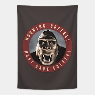 Coffee Kong v2 Tapestry