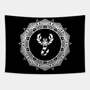 Scorpio zodiac design Tapestry