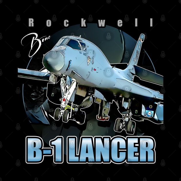 Rockwell B1 Lancer USAF  Supersonic Heavy Bomber by aeroloversclothing