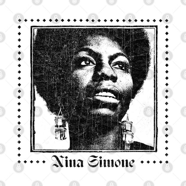 Nina Simone /\ Original Retro Fan Art Design by DankFutura