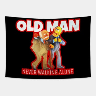 old man : never walks alone Tapestry