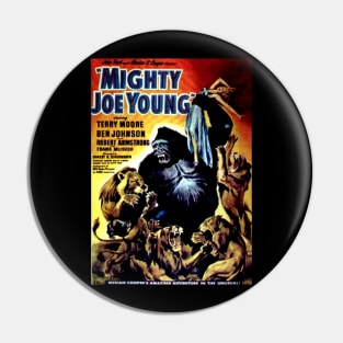 Classic Kaiju Monster Movie Poster - Mighty Joe Young Pin