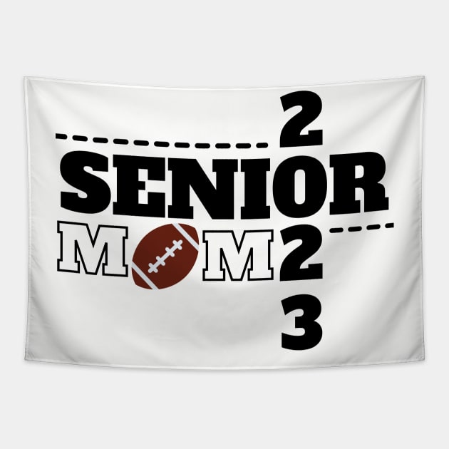 Senior 2023 Football Mom Tapestry by MalibuSun