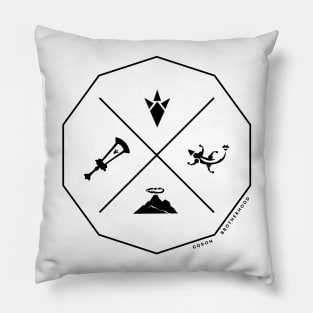 Goron Brotherhood Hipster Logo Pillow