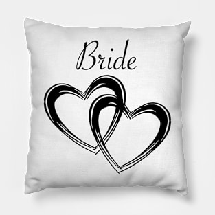 Bride Twin Heart Collection Pillow