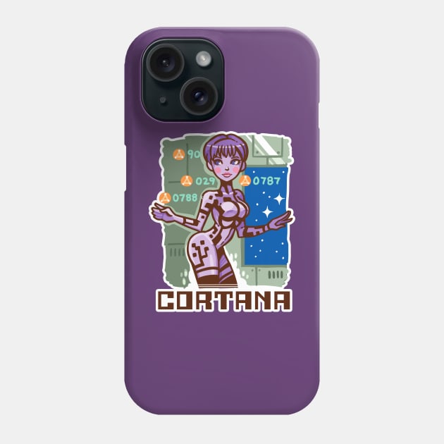 Retro Game Ai Cartoon Character Phone Case by dposhirts