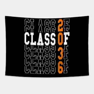 Class Of 2036 Grow With Me Graduation First Day Of School Tapestry