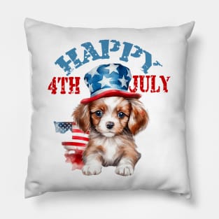 Happy 4th of July-Puppy Pillow