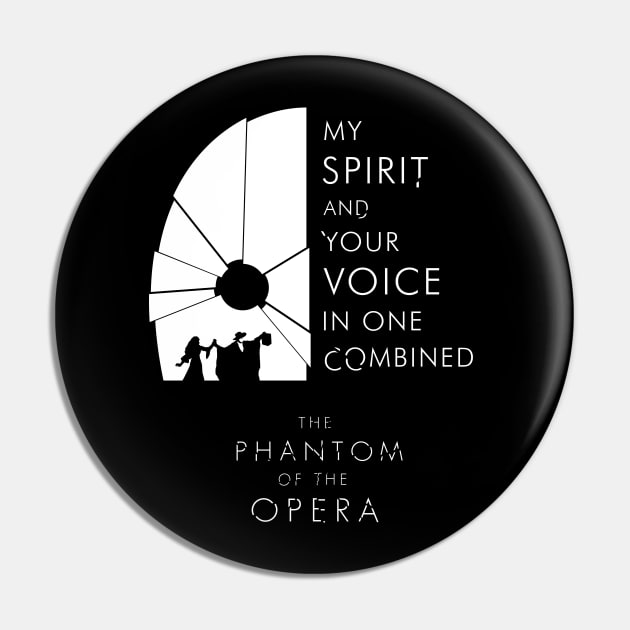 The Phantom of the Opera Pin by Mandos92